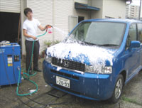 泡洗車システム